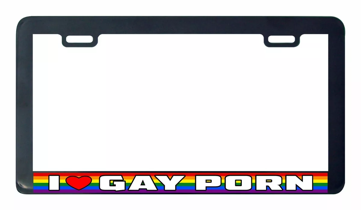 Louis Vuitton Rainbow License Plate Frame