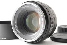 N Mint Carl Zeiss Planar T 50mm F/1.4 ZE Lens for Canon EF W/ Hood Japan 1136