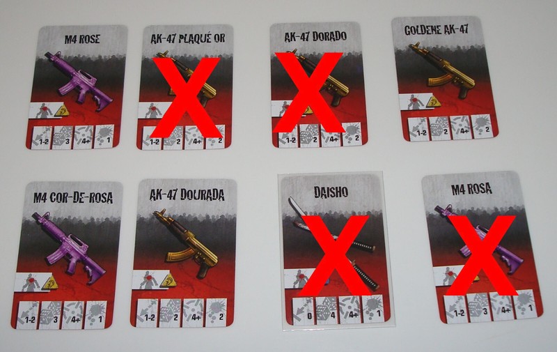Zombicide 1st Edition Equipment Cards - Pick ONE  *NO INTERNATIONAL ORDERS*