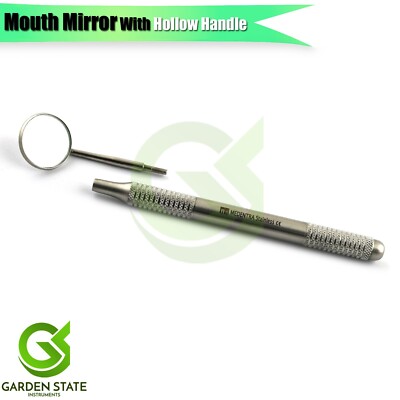 Dental Mirror with Handle Oral Hygiene Inspection Mouth Mirror Endodontic Care
