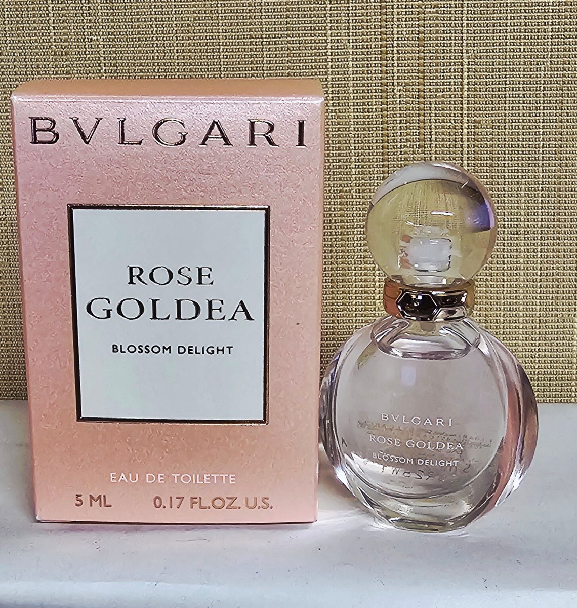 Bvlgari Rose Goldea Blossom Delight Edt 0.17 OZ/ 5ML Splash New In