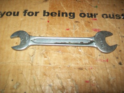 1 Of Vintage Wizard H2852 16mm & 17mm Double Open End Wrench
