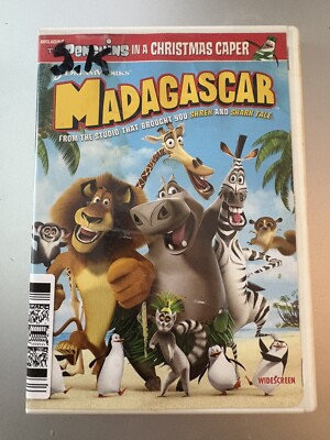 Madagascar (DVD, 2005, Widescreen) Including The Penguin in a Christmas Caper