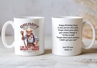 Novelty Mug Personalised Grumpy Old Man Mug Any Message Funny Dad Gift Boxed