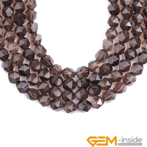 Wholesale Lot Natural Assorted Gemstone Polygonal Jewellery Making Beads 15" UK - Picture 53 of 129