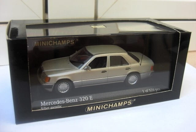 Mercedes 320E saloon supr berline Minichamps 430003215 MIB 1:43 200e 450sel RARE - Imagen 2 de 4