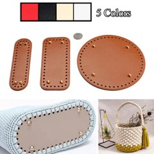 Solid Color Bag Bottom Bag Accessories Handmade Leather Rivets Bag Bottom