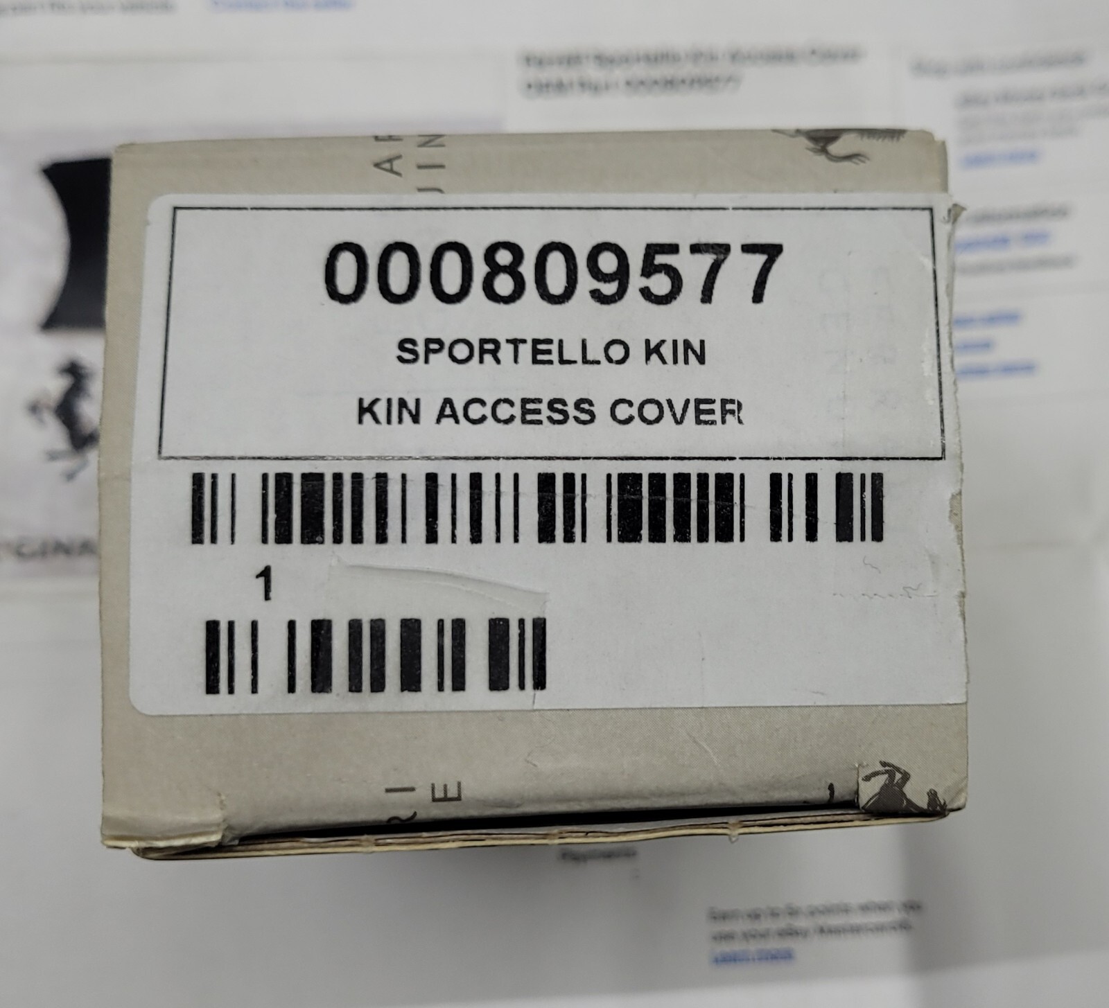 FERRARI 488 KIN ACCESS COVER Console Key 86797000 000809577 809577 Sportello 