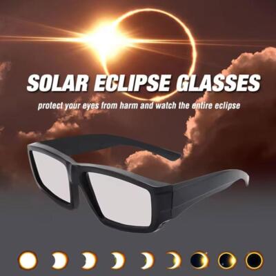 1PC Direct View Of The Sun Solar Eclipse Glasses Plastic Safety Shade Glasses L9