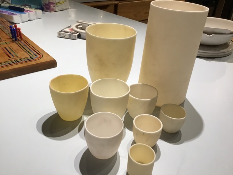 Lot Of 9 Pieces Coors Alumina Hi Temp Porcelain various sizes