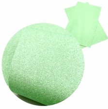 Green Sand Fine Glitter FAUX LEATHER ROLL 12" x 55" WHOLESALE 1082048