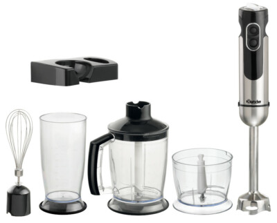 Stabmixer Set 6-teilig Mixer Set Zerkleinerer Pürierstab 5 Stufen Bartscher NEU