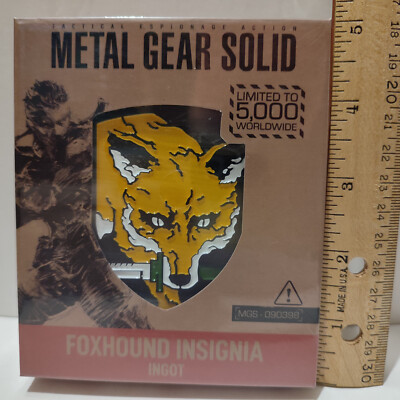 Metal Gear Solid Foxhound Insignia Official MGS Collectible