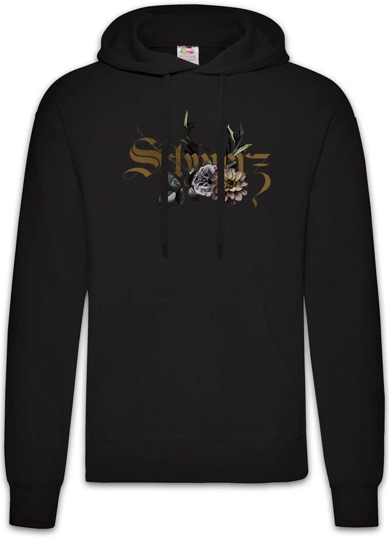 Schmerz Flowers Hoodie Pullover Flower Tattoo Artist Tattooist