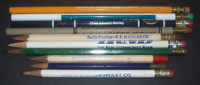 Vintage lot of Pencils some Unused Delta, Chevrolet