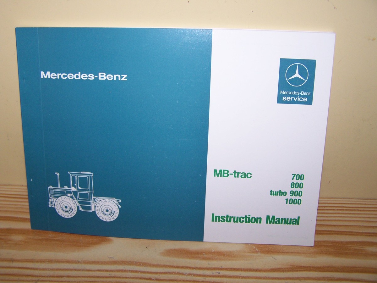 MB-trac 700 800 900 1000 OM 314 OM 353 Factory Operating