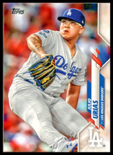 2020 TOPPS #628 JULIO URIAS LOS ANGELES DODGERS
