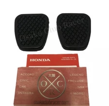 Genuine OEM 97-01 Honda CR-V Clutch & Brake Manual Pedal Pad Covers 46545538010