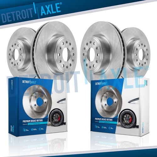 14.88'' Front and 14.76'' Rear Disc Brake Rotors Kit for 2019 - 2025 Ram 1500