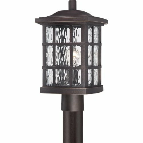 Quoizel SNN9009PN 1-Light Stonington Outdoor Lantern in Palladian Bronze - Picture 1 of 9