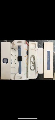 Apple Watch Series 8 41mm Midnight Aluminum Case with Sport Band, S/M (GPS)...