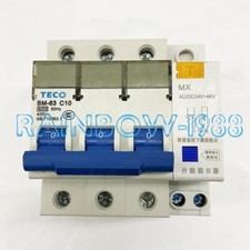 FOR TECO 3P over temperature protection Circuit breaker BM-63 C10A MXAC/DC24-48V