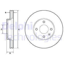 2x New Brake Disc for CHEVROLET:COBALT,AVEO Saloon,SONIC Saloon,AVEO Hatchback