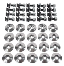 20 Pack Racing Go Kart Alum Countersunk Conical Washer Spacer Valance Tapered
