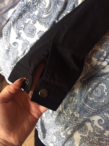 Black Denim Jacket small - Picture 2 of 10