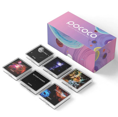 POCOCO Realistic Constellation Galaxy Star & Moon Projector Discs 6 Various Mix