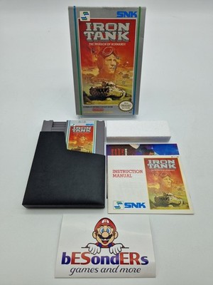 Iron Tank The Invasion of Normandy - Nintendo NES - OVP - Anleitung - SNK