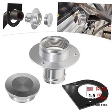 17-2530 Aluminum Remote Fuel Tank Filler Neck With Gas Cap Weld-on Steel