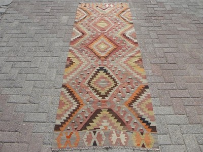 2x8 ft Turkish kilim rugs runner hallway Kelim Teppich Bedroom rug