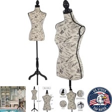 Full-Length Adjustable Female Mannequin for Professional Clothing Display