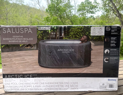 New SaluSpa Arctic Ice Bath Cold Plunge Tub 60x36x28 Intex Recovery Therapy Well