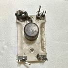 Knob and tube Reliable Elect Chicago Antique Ceramic Metal Switch Plate 1920s — photo 1