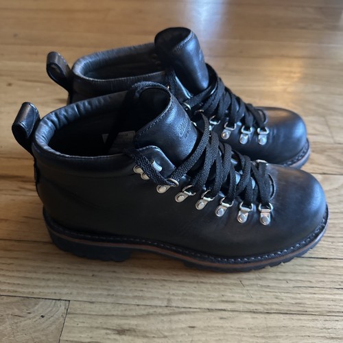 Eddie Bauer Boots Womens 8.5 Leather K Series Hiking Boots Vibram Waterproof - Picture 2 of 12