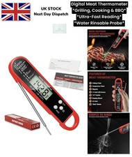 Meat Thermometer Digital for Grilling and Cooking Instant Read Washable Probe
