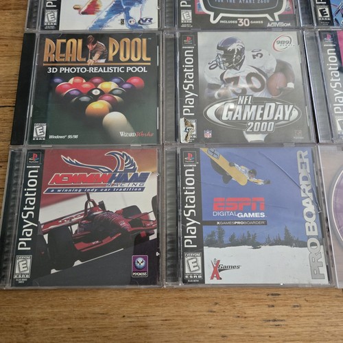 UNTESTED PS1 Disc Game Lot 10 Bundle Scratched,Sports Racing Action AS IS READ - Imagen 2 de 11