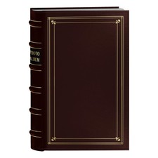 Pioneer Photo 204-Pocket Ring Bound Photo Album for 4 by 6-Inch Prints, Burgu...