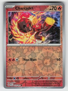 Charcadet 014/091 Paldean Fates Reverse Holo