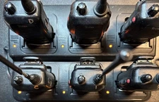 ICOM Two-way Radio System: 6 IC-F4GS4 Handhelds + BC-121N Multi Charger