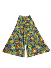 Vintage Funky Womens Wide Leg Palazzo Pants 70s Boho Hippie Festival Size Small