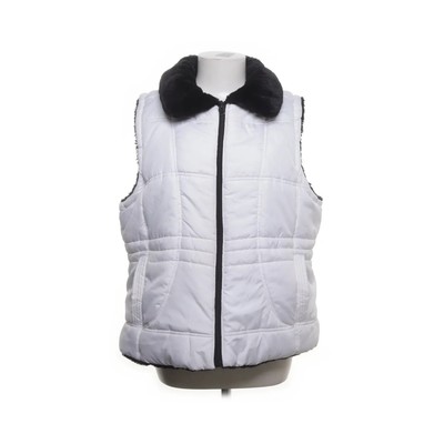 KC Collections, Outdoor Weste, Damen, Größe: XL, Weiß/Schwarz #k0A