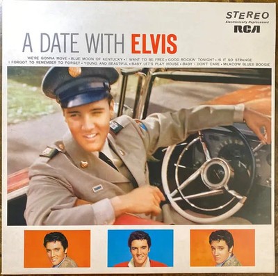 Elvis Presley A Date With Elvis RCA Vinyl LP
