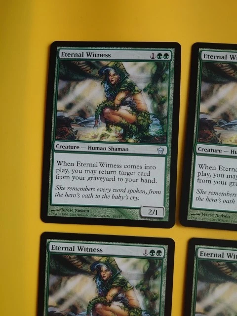 Eternal Witness. Playset Human shaman Fifth Dawn. VG Magic the Gathering 4 Card. - Image 4 of 4