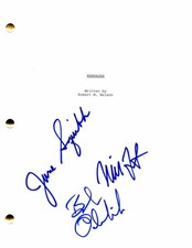 WILL FORTE, JUNE SQUIBB, BOB ODENKIRK SIGNED AUTOGRAPH - NEBRASKA MOVIE SCRIPT