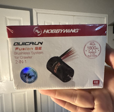 HOBBYWING QuicRun Fusion SE 1800KV Brushless 2-in-1 ESC+Motor 1:10