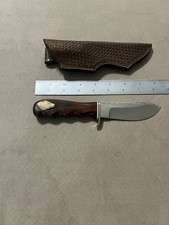 Nice Morseth Style File Work Skinner Custom Knife With Original Sheath
