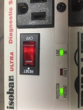 Tripp Lite -ISOBAR8ULTRA 8 AC Outlets 12 ft. Cord  Isobar Surge Protector used
